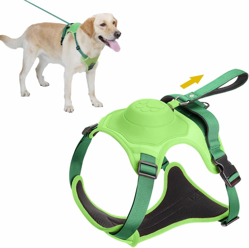 π₯Dog Harness and Retractable Leash Set All-in-One