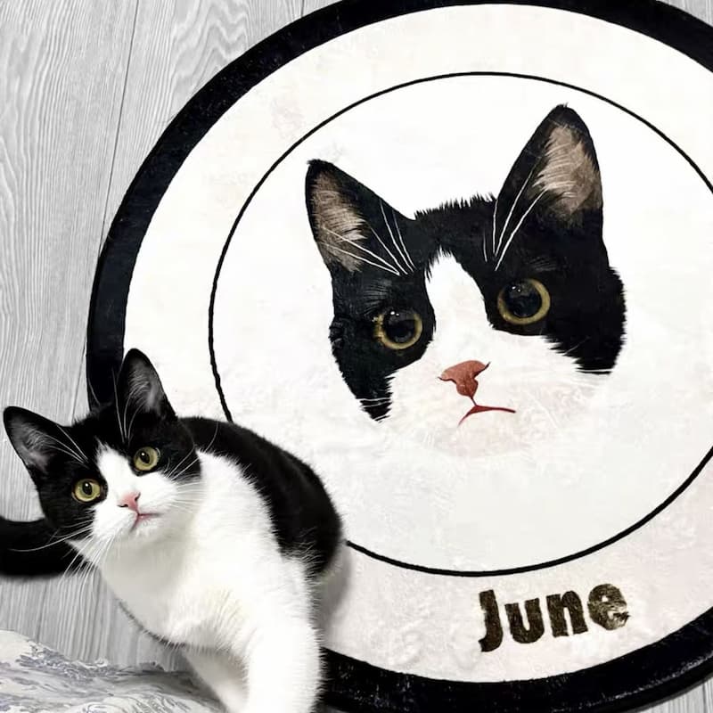 Custom Pet Rounded Rug