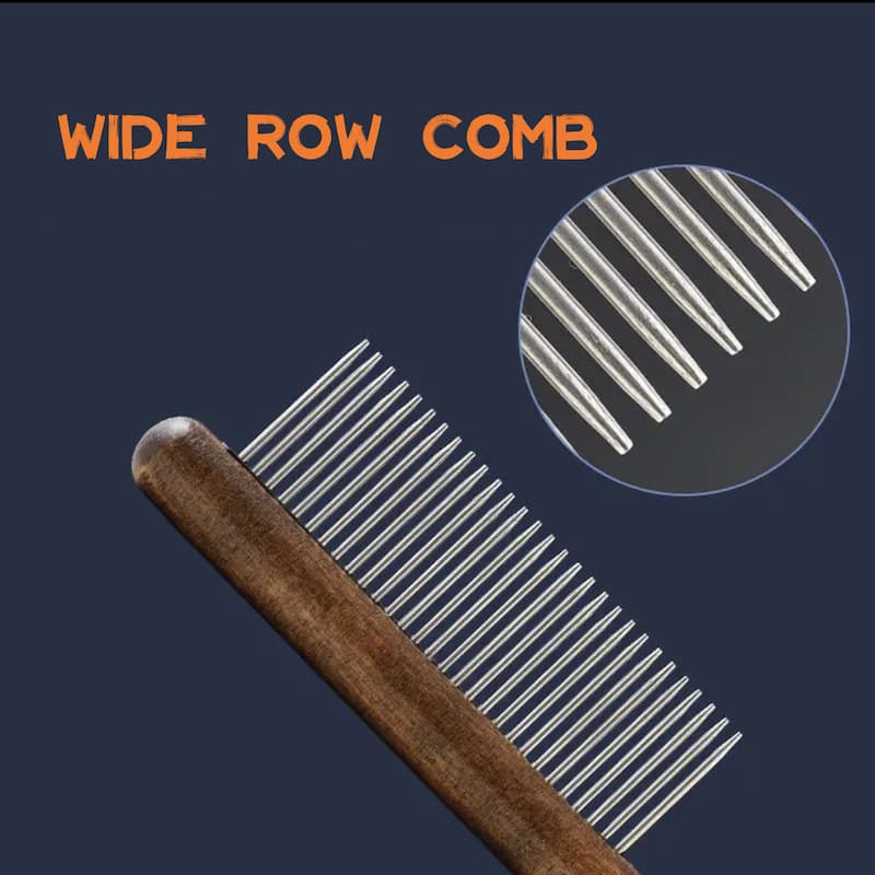 Solid Wood Comb for Pet