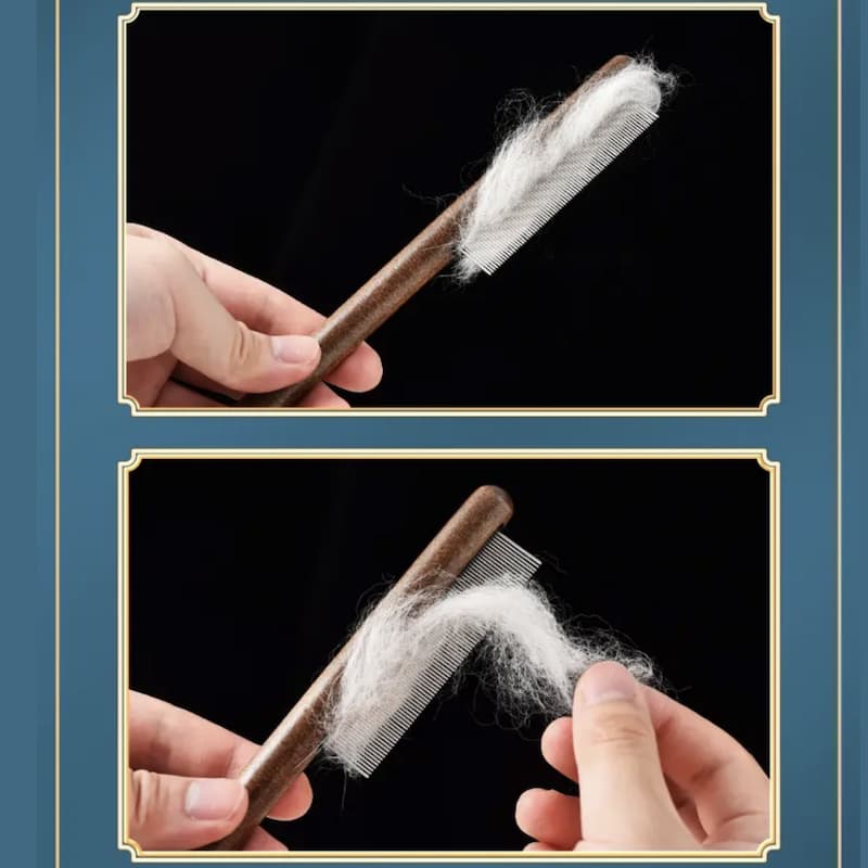 Solid Wood Comb for Pet