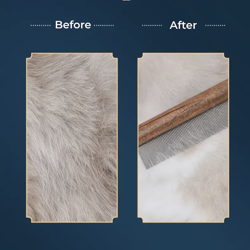 Solid Wood Comb for Pet