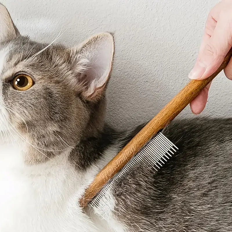 Solid Wood Comb for Pet