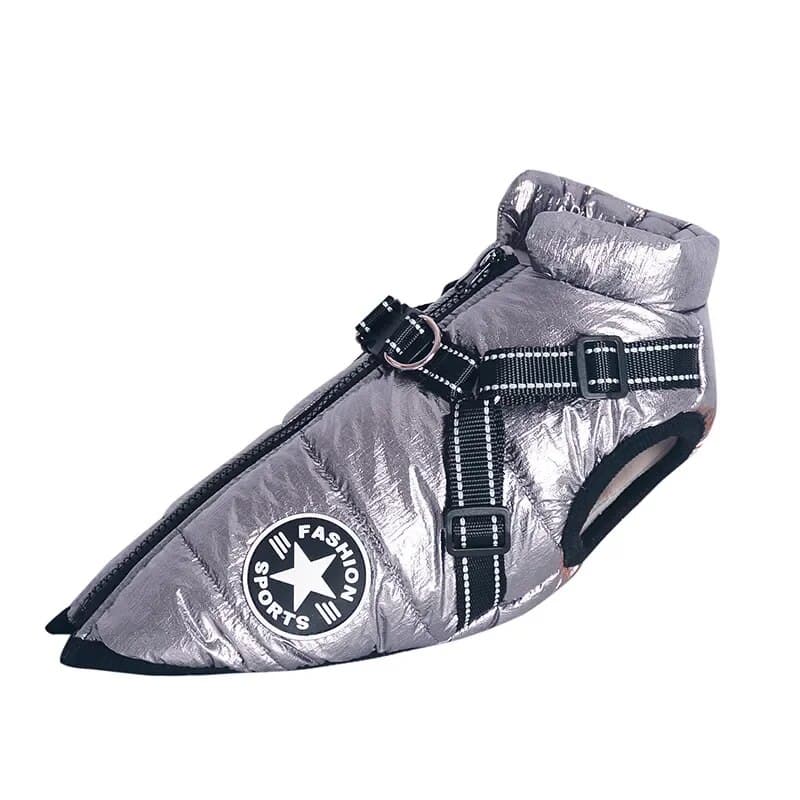 Waterproof Winter Jacket with Built-in Harness