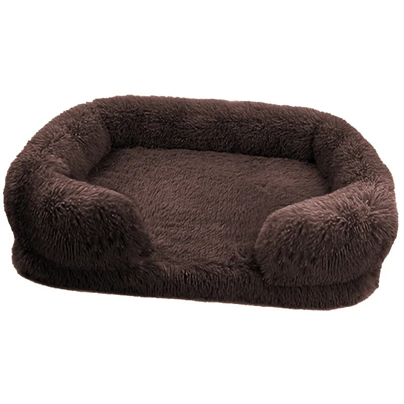 Calming Dog Bed Fluffy Plush Dog Mat