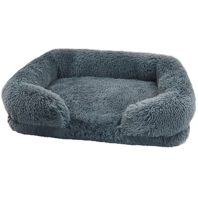 Calming Dog Bed Fluffy Plush Dog Mat