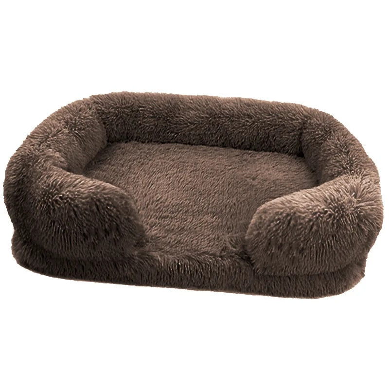 Calming Dog Bed Fluffy Plush Dog Mat