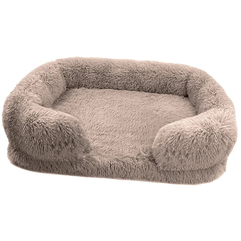 Calming Dog Bed Fluffy Plush Dog Mat