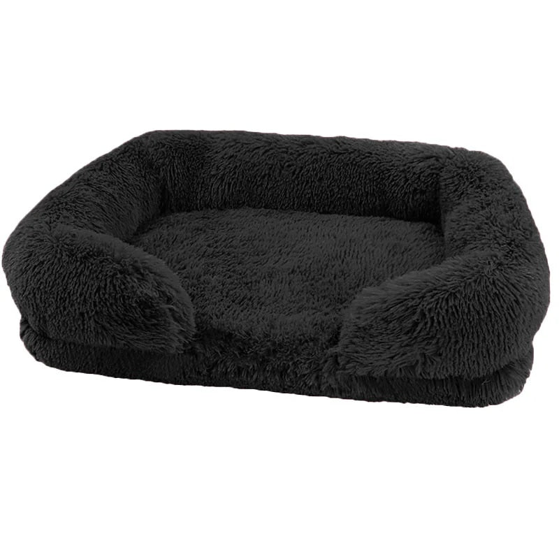 Calming Dog Bed Fluffy Plush Dog Mat