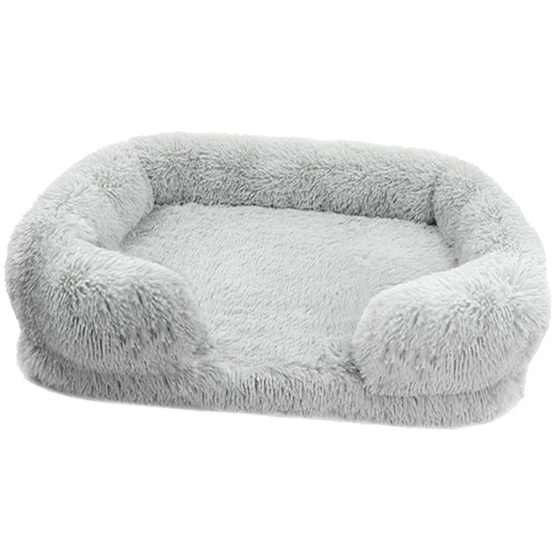 Calming Dog Bed Fluffy Plush Dog Mat