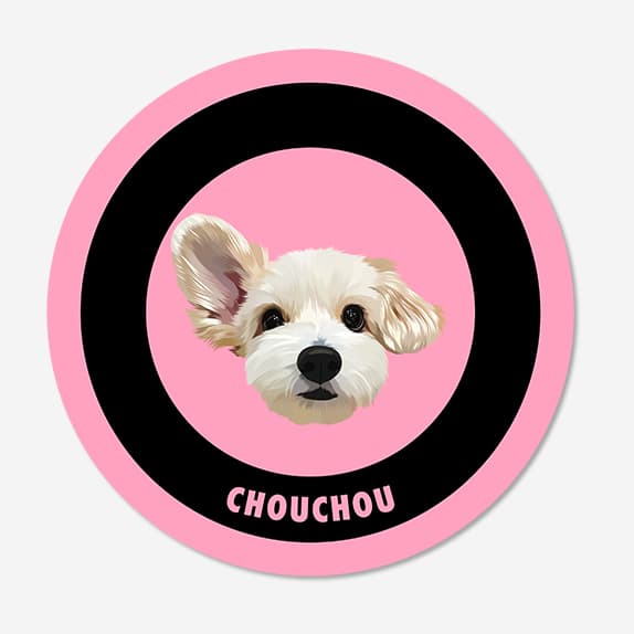 Custom Pet Rounded Rug