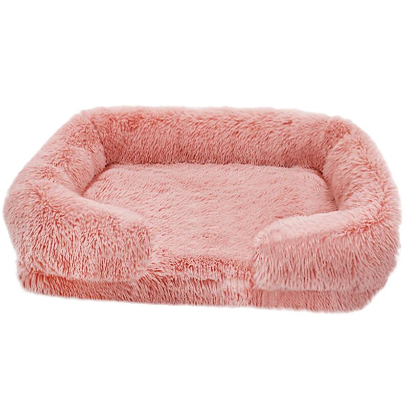 Calming Dog Bed Fluffy Plush Dog Mat