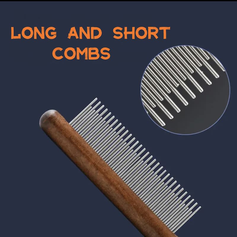 Solid Wood Comb for Pet