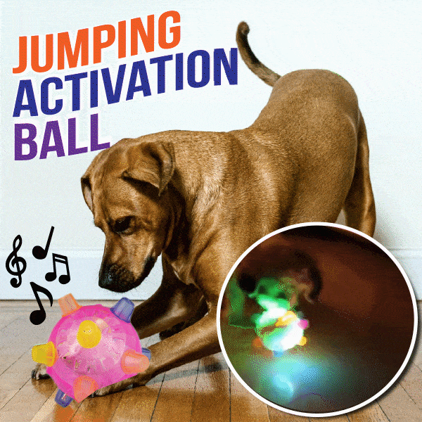 🎅Best Christmas Gift for Your Puppy💥🎁 - Jumping Activation Ball for Dogs and Cats