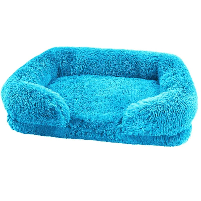 Calming Dog Bed Fluffy Plush Dog Mat