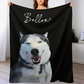🔥Last 24 hours Promotion 50% OFF - Custom Personalized Pet Photo Blanket